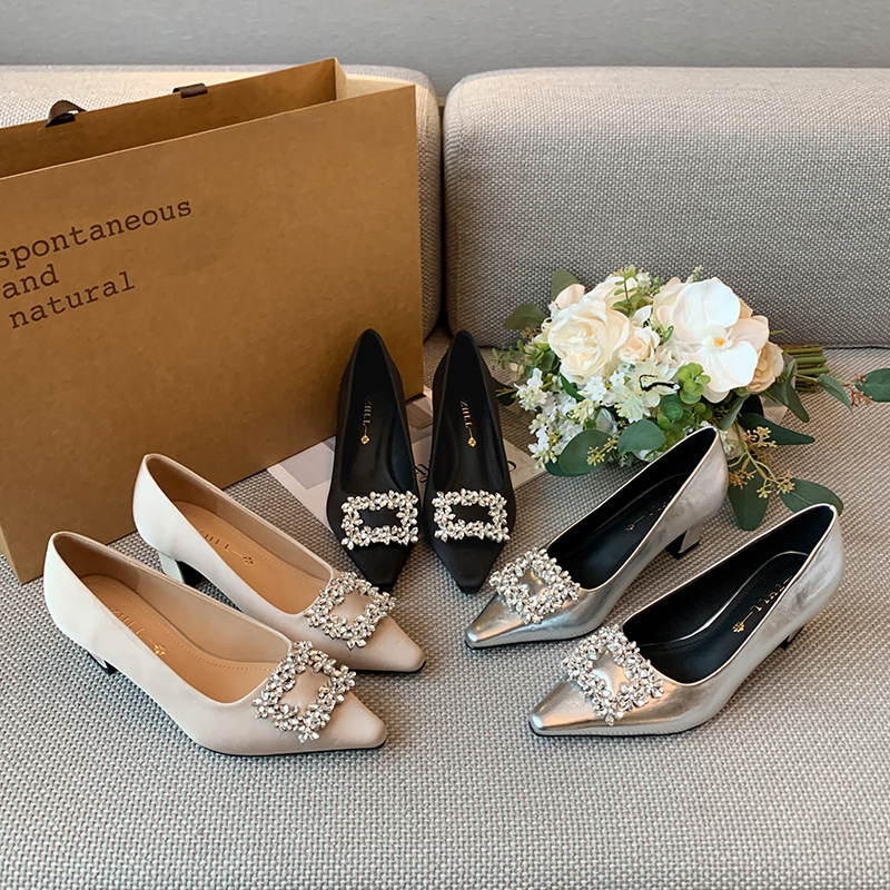 Women Formal Wear Heels - Sapatos de Salto Alto Pretos em