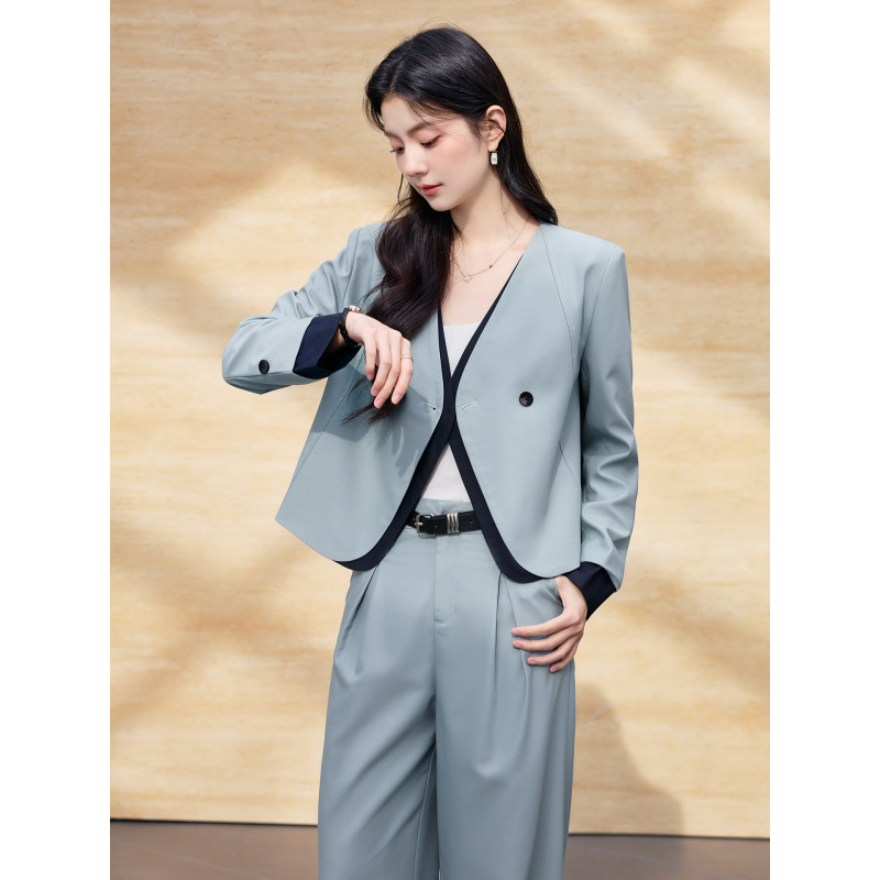 Women'S Formal Wear Petite - Conjunto de Terno Feminino para Escritório,