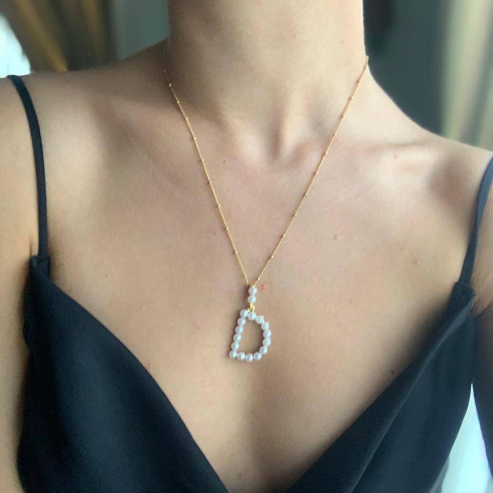 Pérola Camada Inicial Pingente - Pearl Necklace Set avaliação e preço