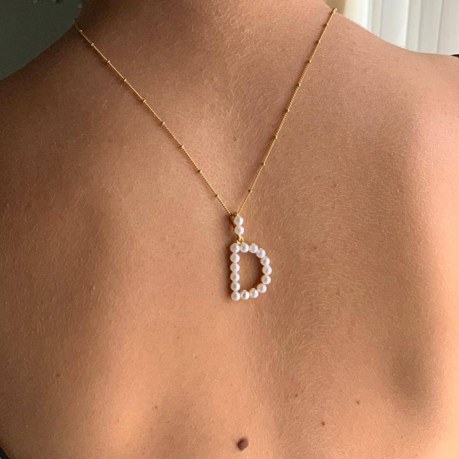 Pérola Camada Inicial Pingente - Pearl Necklace Set avaliação e preço