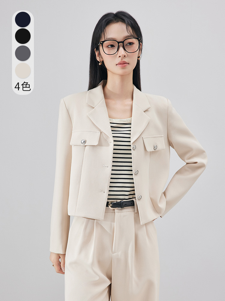Blazer curto para mulheres peq - Women'S Formal Wear Petite avaliação e preço