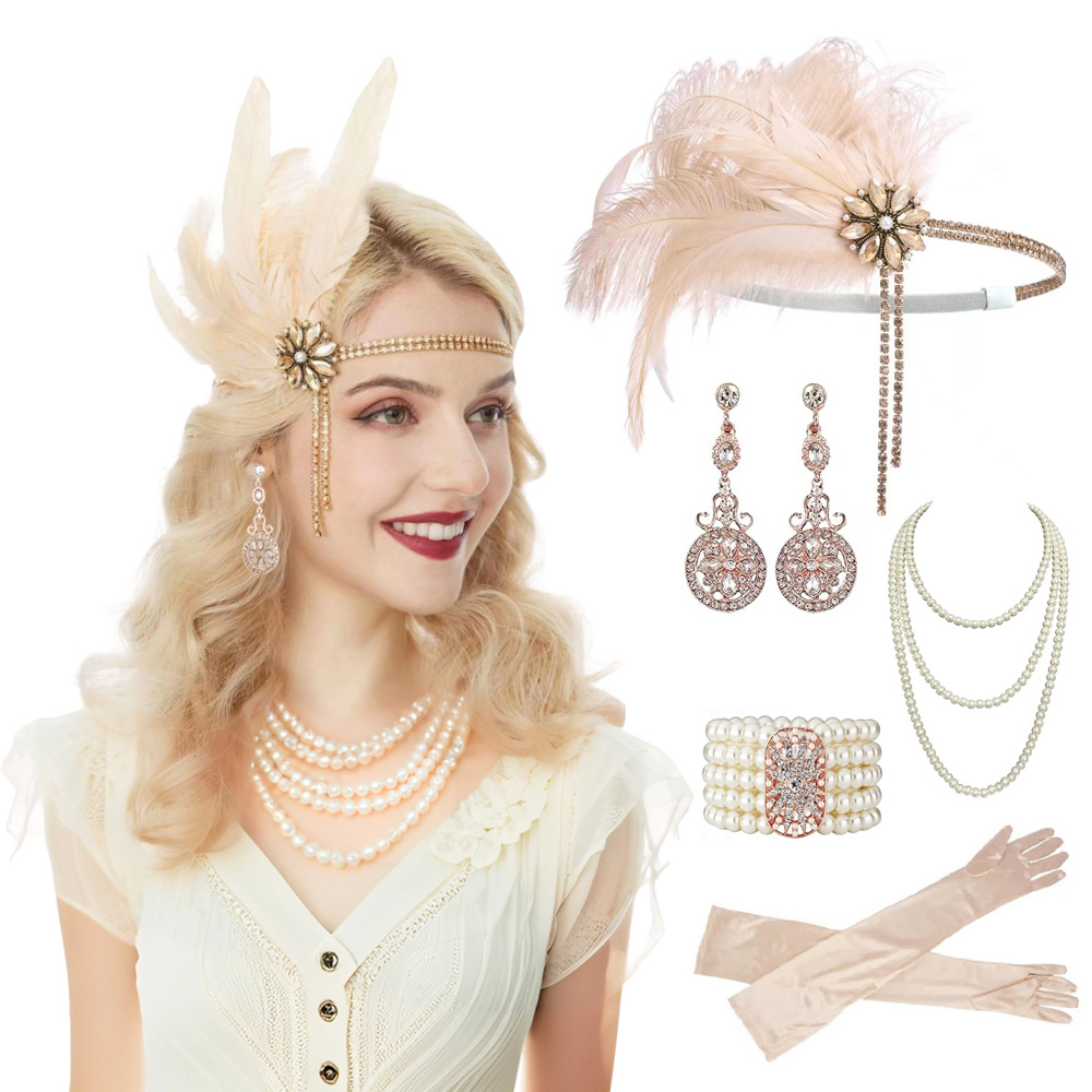 Conjunto de Joias Vintage Anos - Pearl Necklace Set avaliação e preço