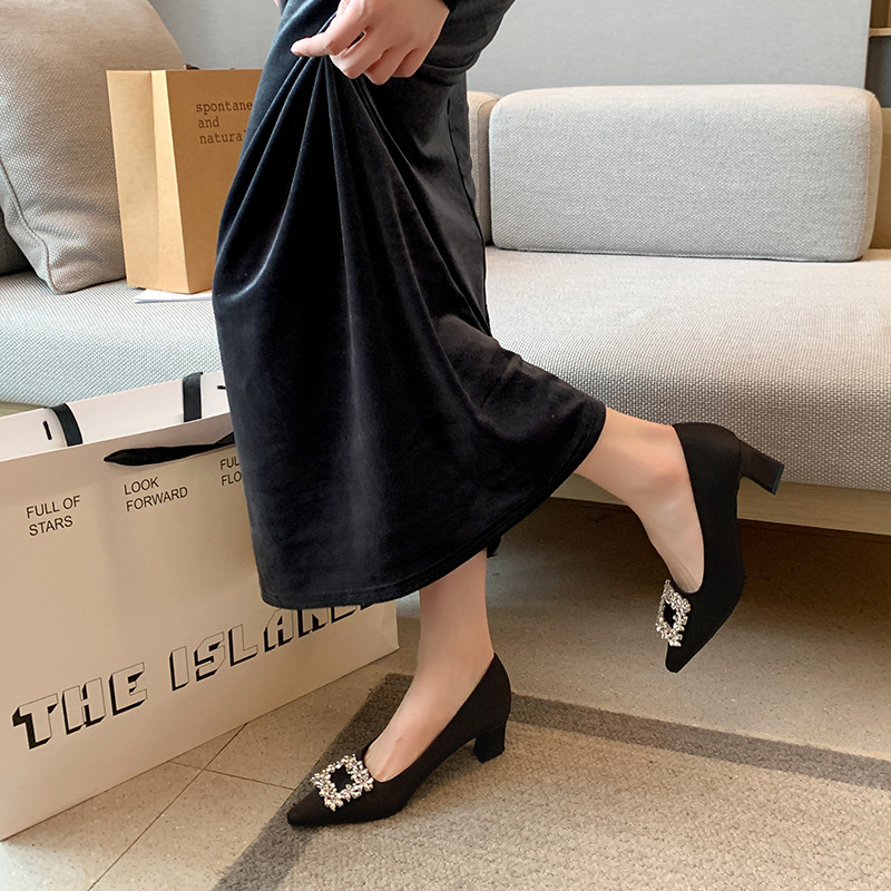 Sapatos de Salto Alto Pretos e - Women Formal Wear Heels avaliação e preço