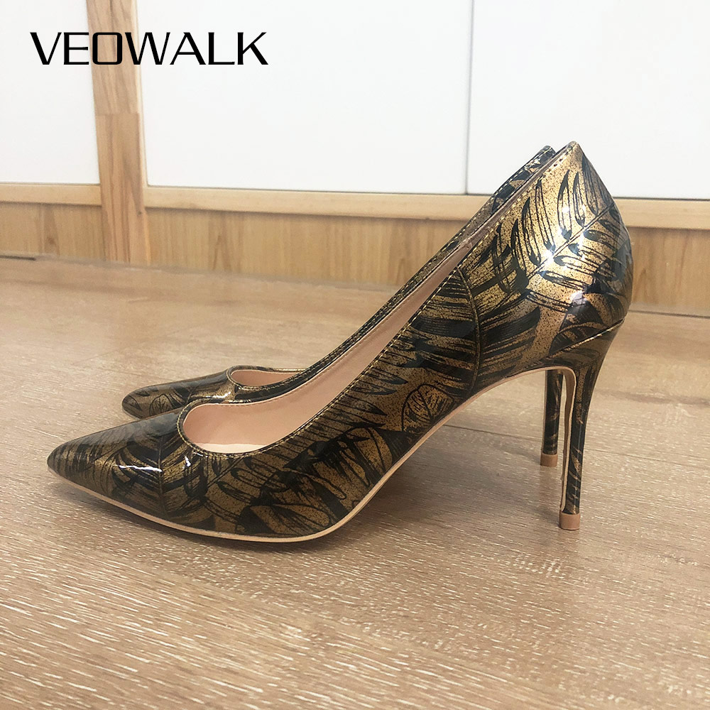 Veowalk feminino metálico dour - Women Formal Wear Heels avaliação e preço