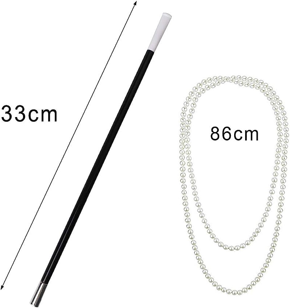 PESENAR 1920s Moda Flapper Tia - Pearl Necklace Set avaliação e preço