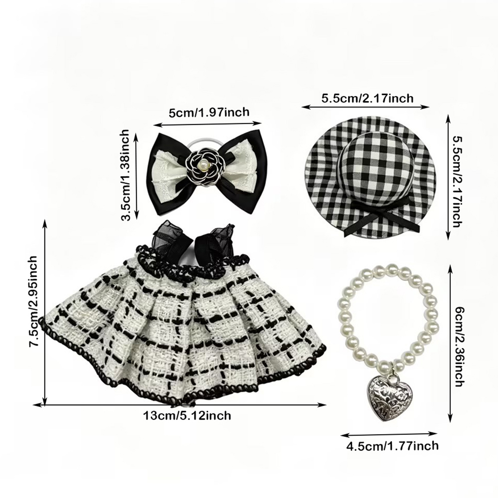 Conjunto de Roupa para Estátua - Pearl Necklace Set avaliação e preço